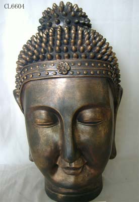 Resin Buddha Head