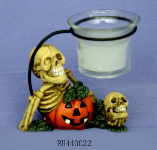 Resin Halloween Candleholder