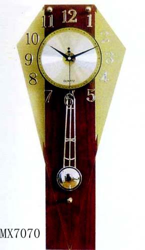 Wooden & Glass Clock